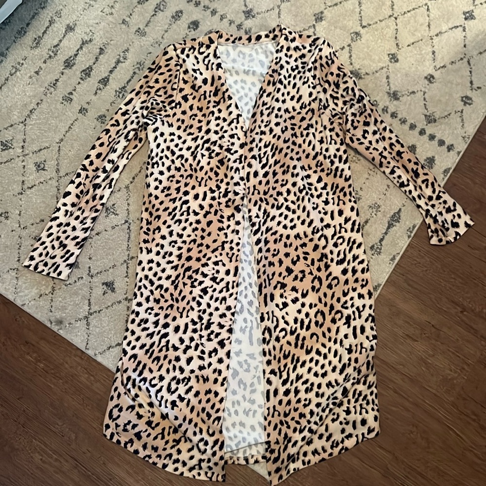 Leopard long Sleeve Cardigan